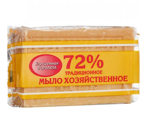 Мыло хозяйственное 72% 200гр в обертке