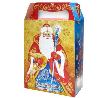 Коробка НГ ОТКРЫТКА 140х80х195(235) 1000гр (уп150)