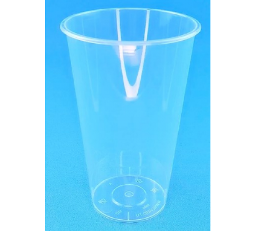 Стакан 455/500мл BUBBLE CUP D-90мм прозрачный глянцевый (25шт/20уп)