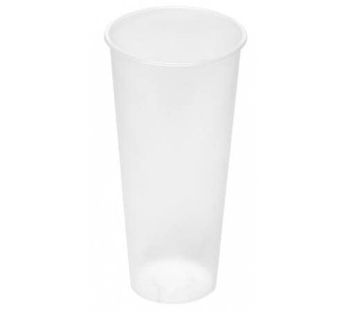 Стакан 610/655мл BUBBLE CUP прозрачный матовый (25шт/20уп)