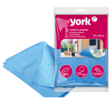 Салфетка вискозная 35*50см Премиум 3шт YORK